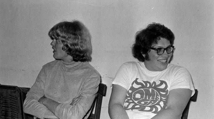 Kóbor János (balra) úgy érezte, vége az Omegának, amikor 1971-ben Presser Gáborék kiléptek a bandából / Fotó: Fortepan - Péterffy István