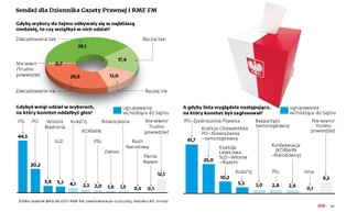Władza samodzielna albo żadna? Opozycja depcze PiS po piętach [SONDAŻ DLA DGP]