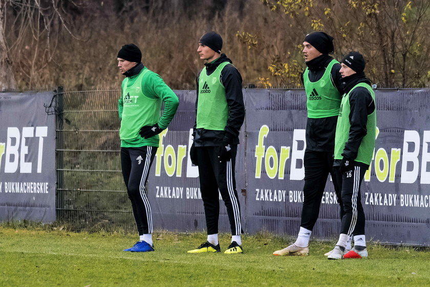 Pilka nozna. Ekstraklasa. Slask Wroclaw Trening. 13.12.2018