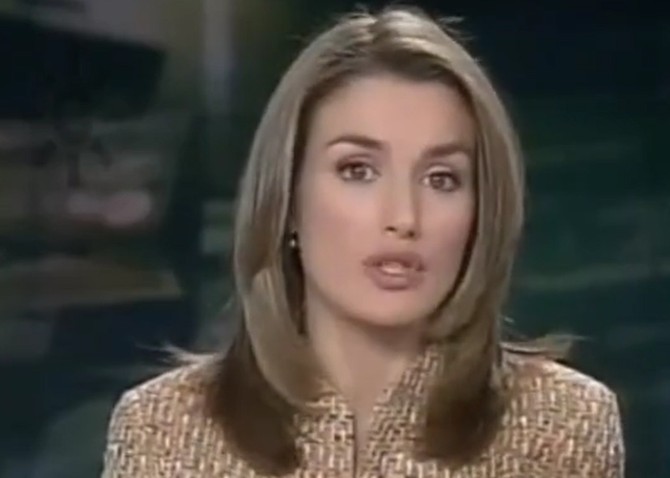 Leticija kao prezenterka vesti