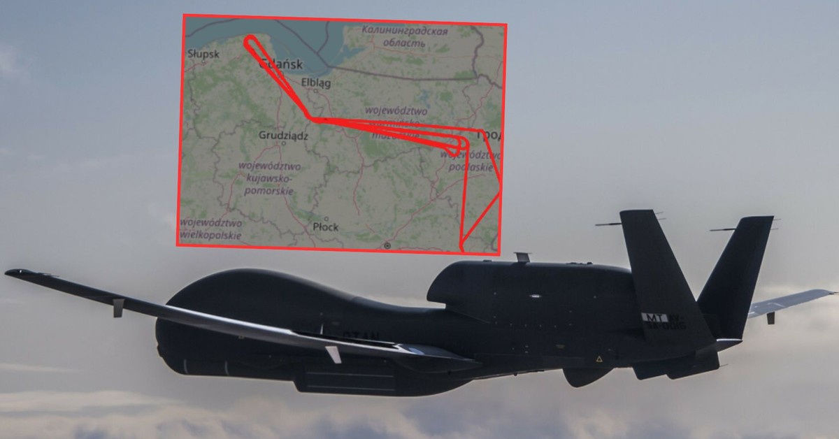 Rosjanie znów przeszarżowali. Potężny dron krążył godzinami nad Polską