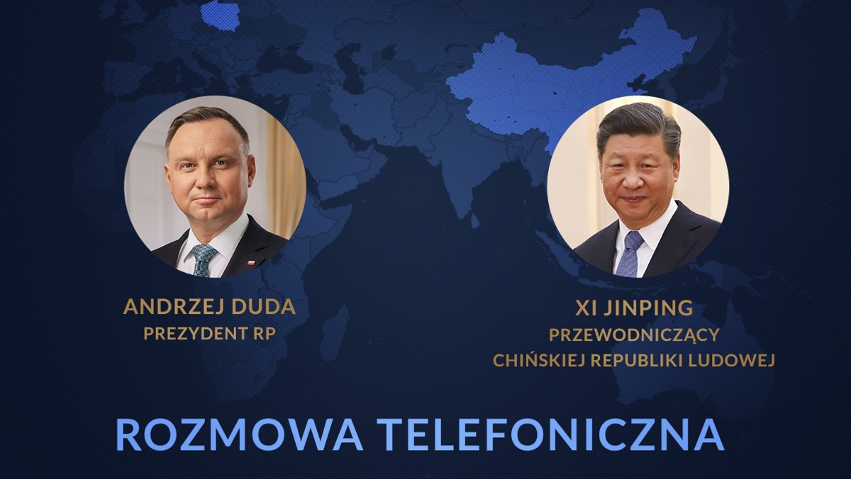 Andrzej Duda rozmawiał przez telefon z Xi Jinpingiem. Wiemy o czym mówili