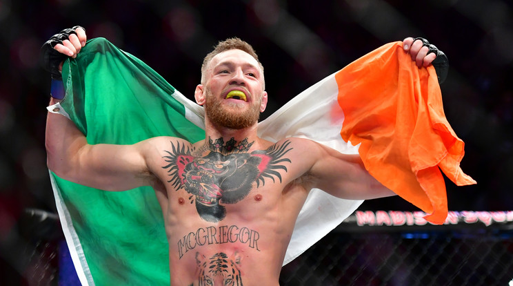 McGregor eddig kerülte a nyilvánosságot ha a kisfiáról volt szó /Fotó: AFP