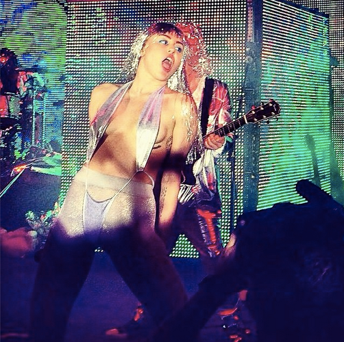 Miley Cyrus znów niegrzeczna