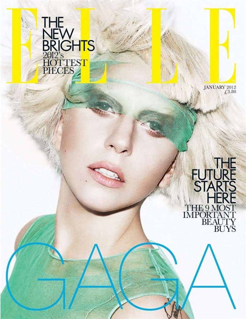 Lady Gaga Elle styczeń 2012