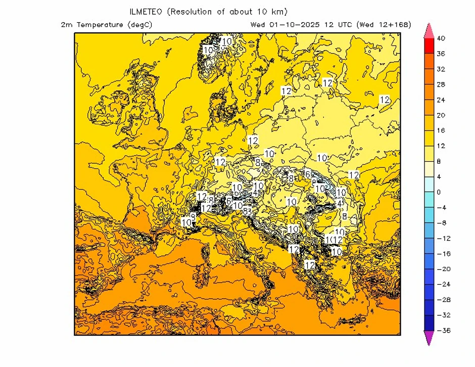 Na samom početku oktobra očekuje se prodor još hladnijeg vazduha