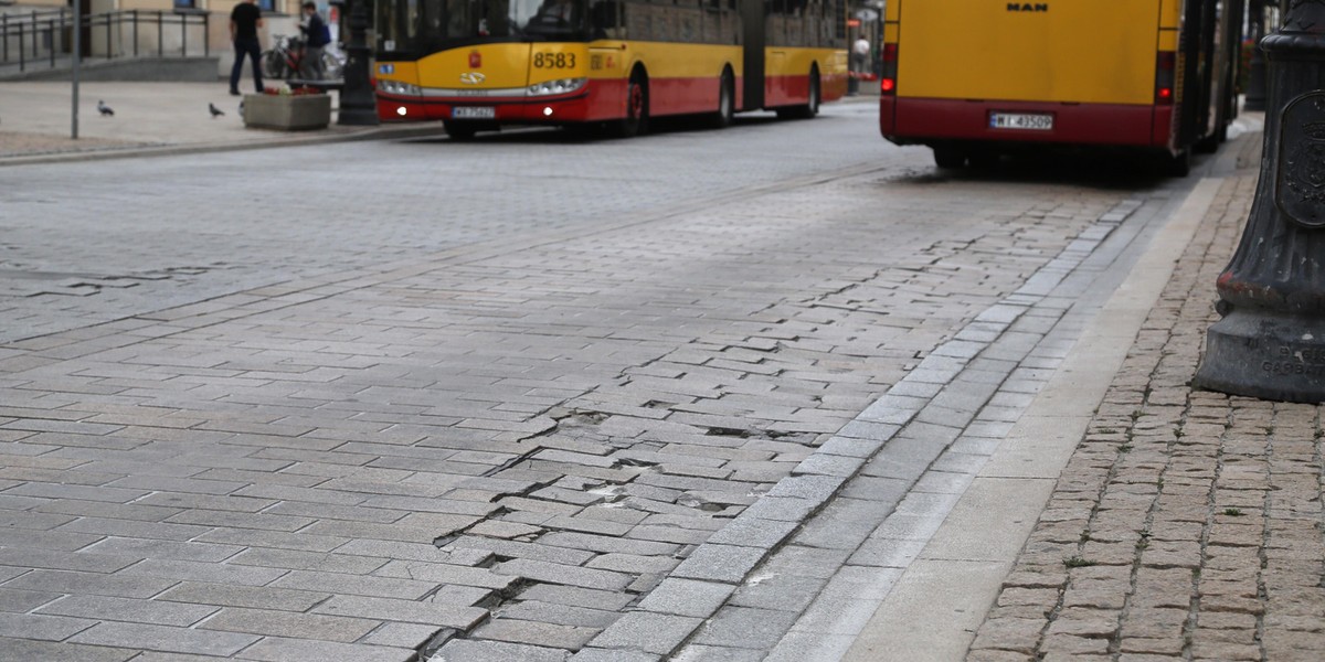 Krakowskie Przedmieście znowu do remontu 