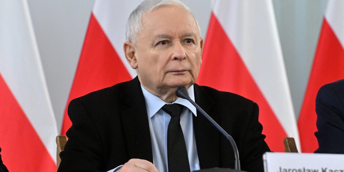 Prezes PiS Jarosław Kaczyński. 