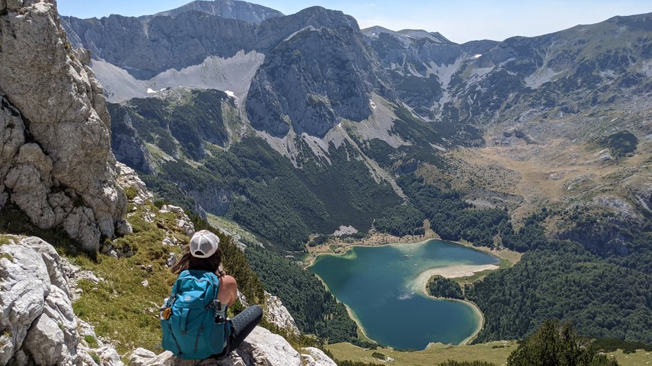 Widok na Trnovacko jezero.