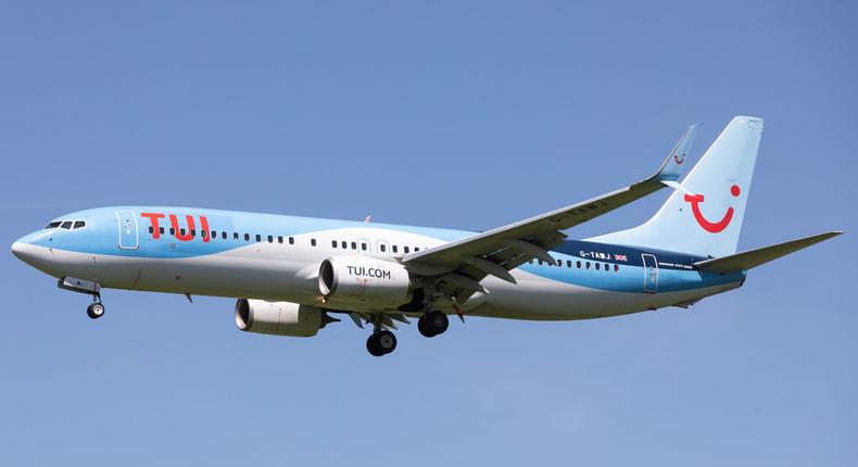 A TUI Airways Boeing 737.Robert Smith/MI News/NurPhoto via Getty Images