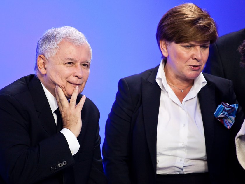 Jarosław Kaczyński i Beata Szydło