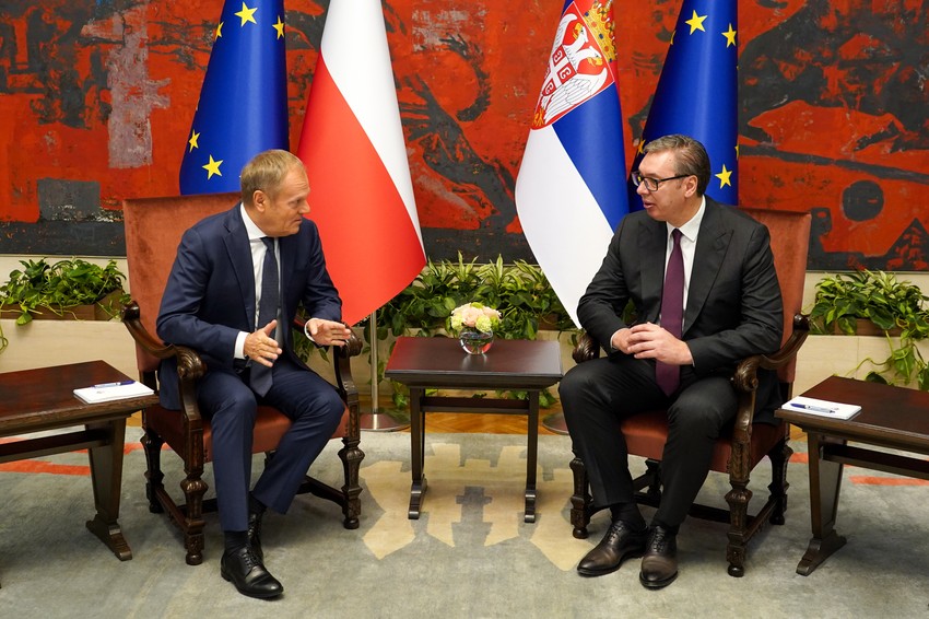 Tusk i Vučić sastali su se oko 11.30 sati