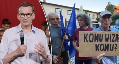 Morawiecki w Ełku. Spotkanie tylko dla wybranych. "Niestety nas nie wpuścili"