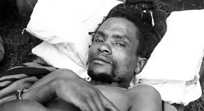The world-famous photo of Dedani Kimathi was taken by Tiras Kimathi Murage shortly after the freedom fighter’s arrest in 1956. 