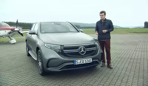 Samochód Błażeja - Mercedes EQC