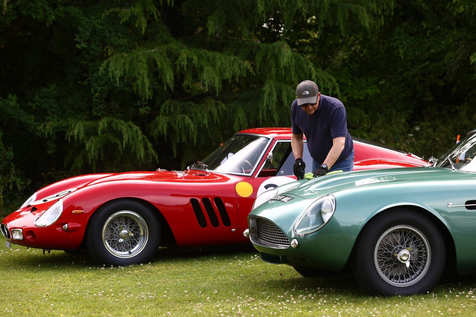 Priprema za izlaganje automobila iz kolekcije Nicka Masona