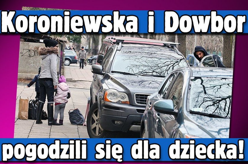 Koroniewska i Dowbor pogodzili się dla córeczki