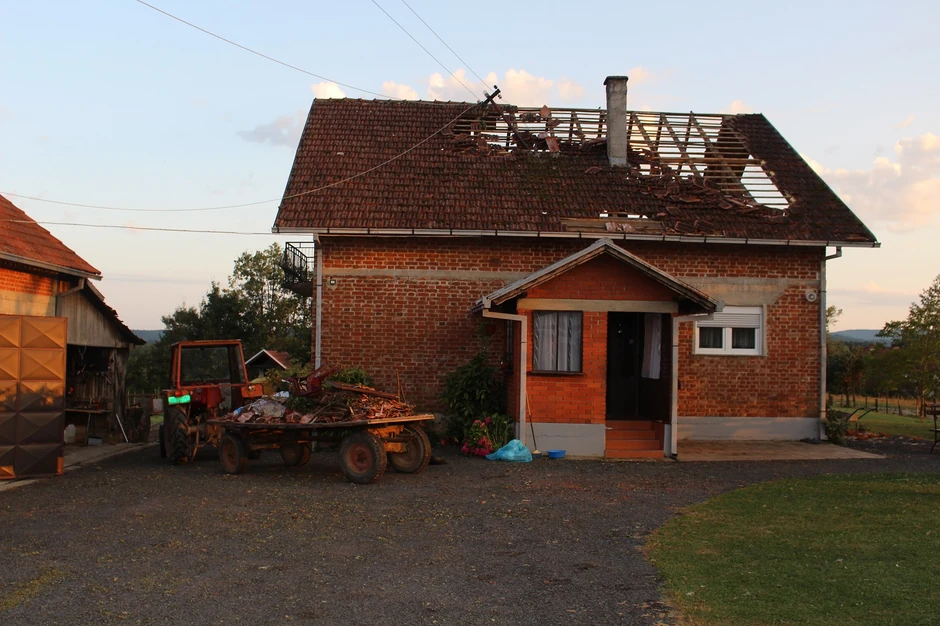 Šteta od oluje u selu Mašići