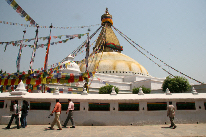 Nepal - Kathmandu, wszystkowidzące oczy Buddy