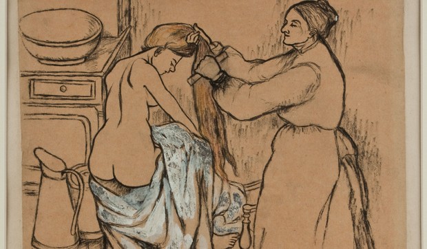 Sizan Valadon, Žena pri toaleti, 1904-1910