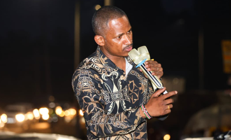 Babu Owino en action.