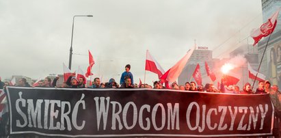 Najmocniejsze transparenty na Marszu Niepodległości