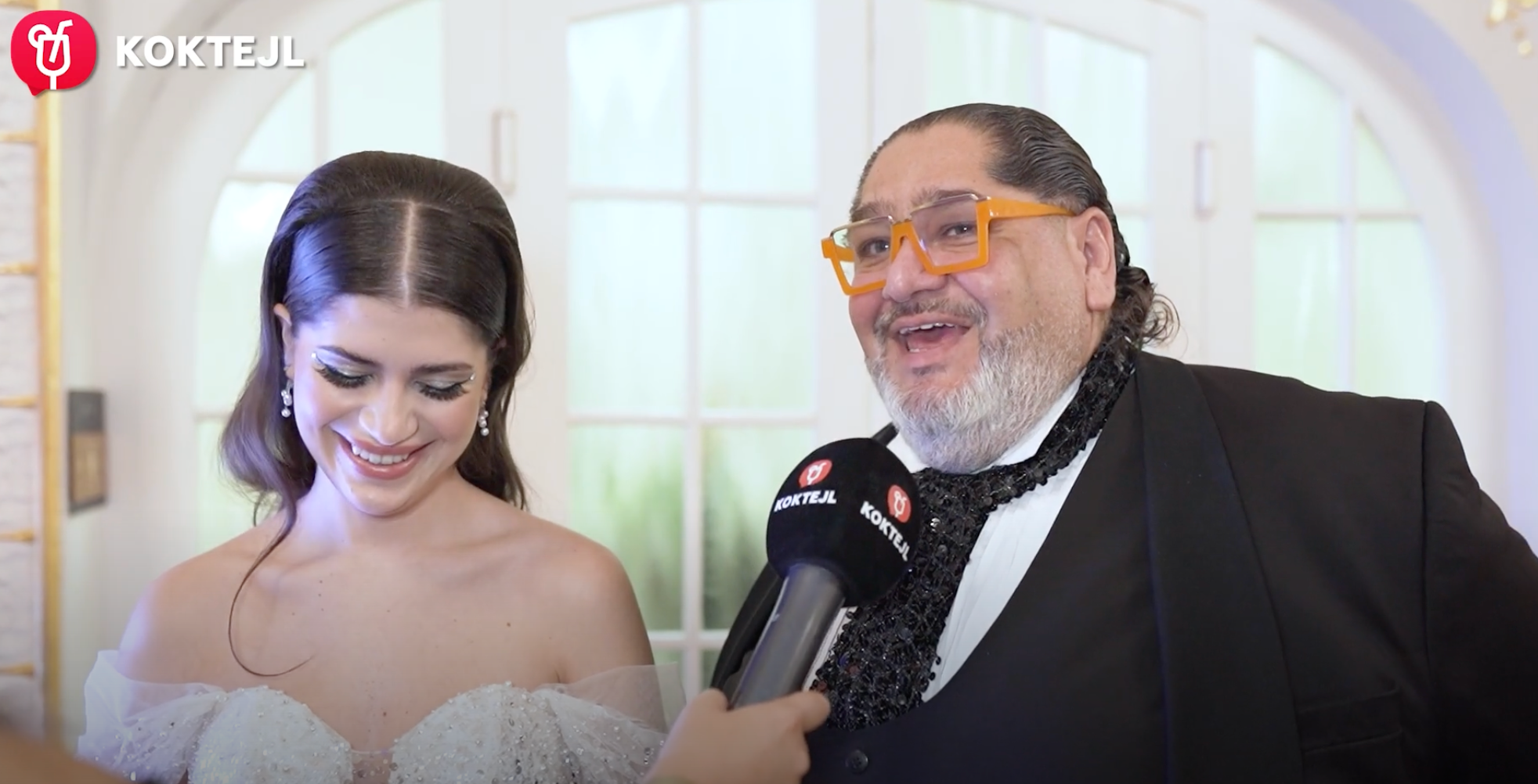 Vanessa Šarközi a Ernest Šarközi na Prešporskom bále.