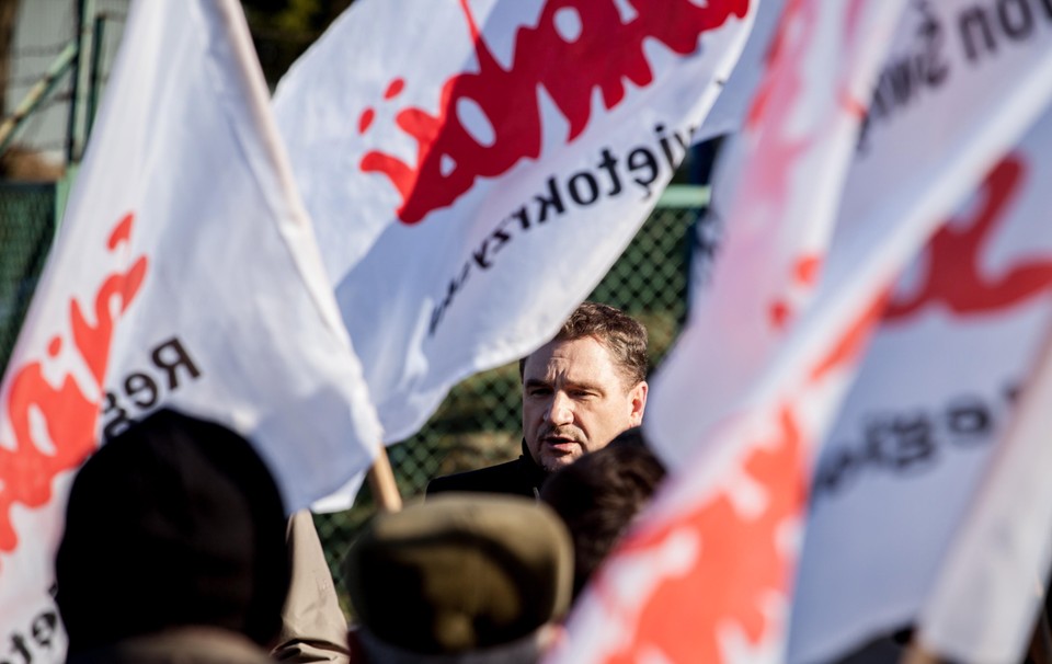 Manifestowali w obronie pracowników Premy