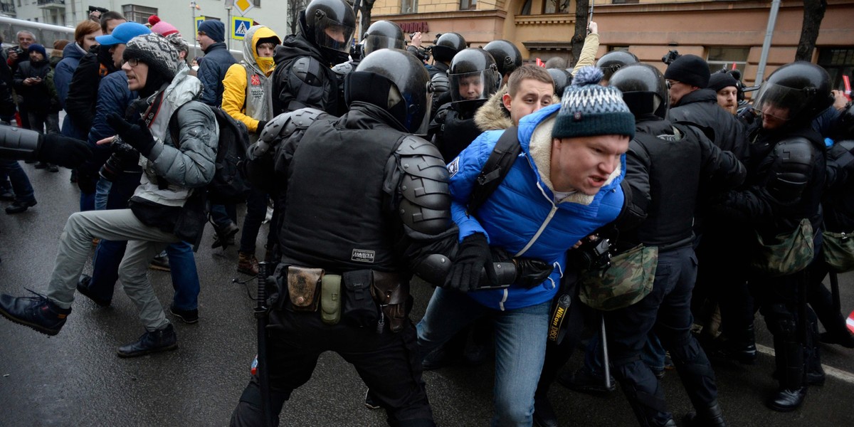 Rosja. Setki zatrzymanych po antykremlowskich demonstracjach