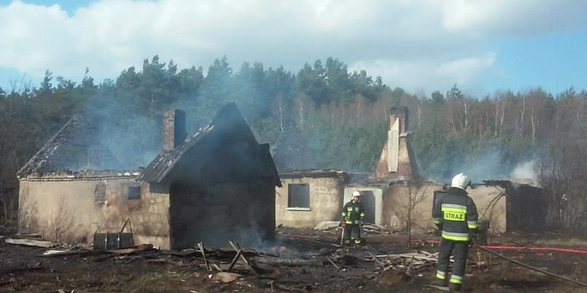 Pożar pod Gnieznem