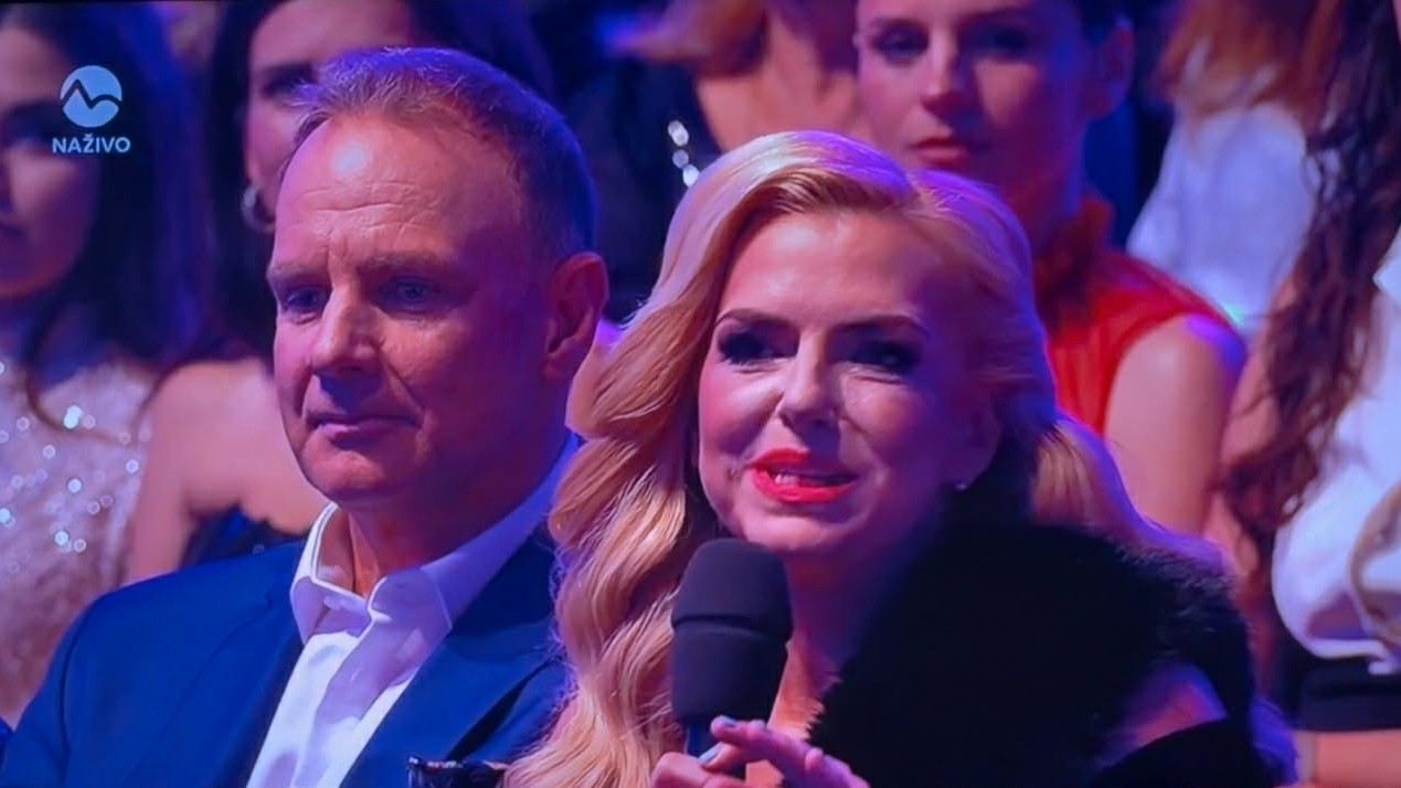 Zlatica Puškárová a Patrik Švajda v Let's Dance. 