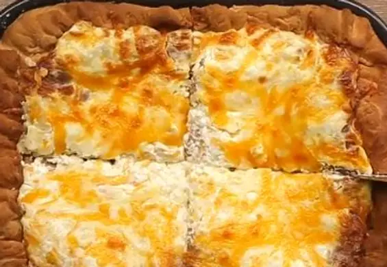 Sycąca lasagna a'la pizza