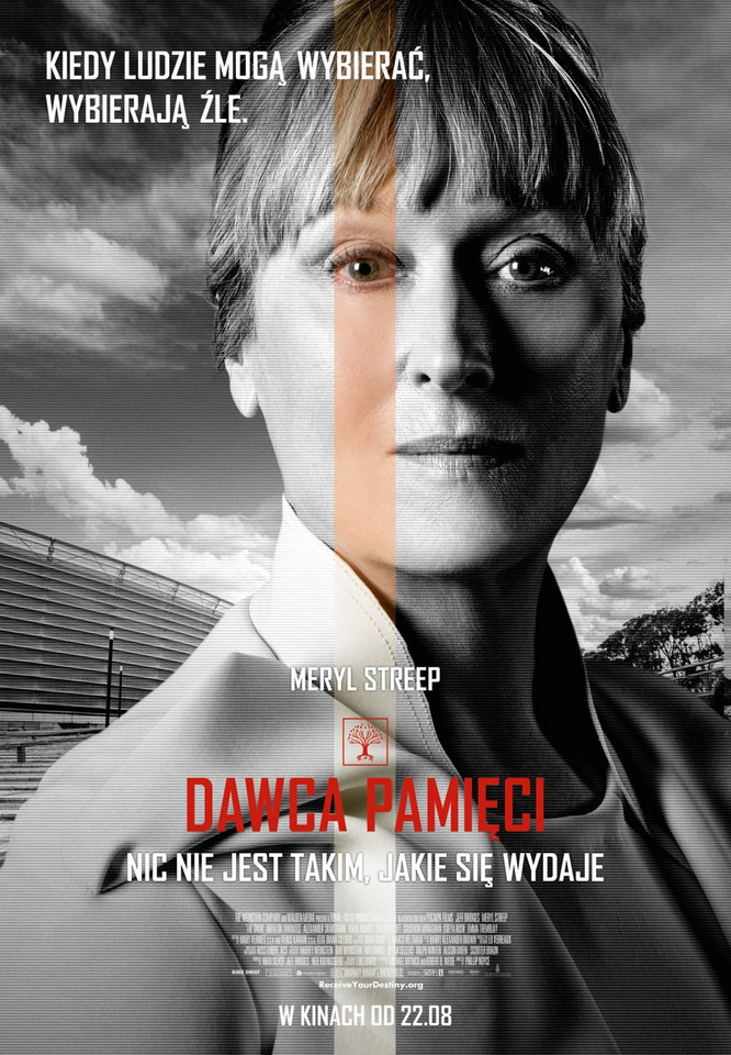 "Dawca Pamięci" - plakat - Meryl Streep