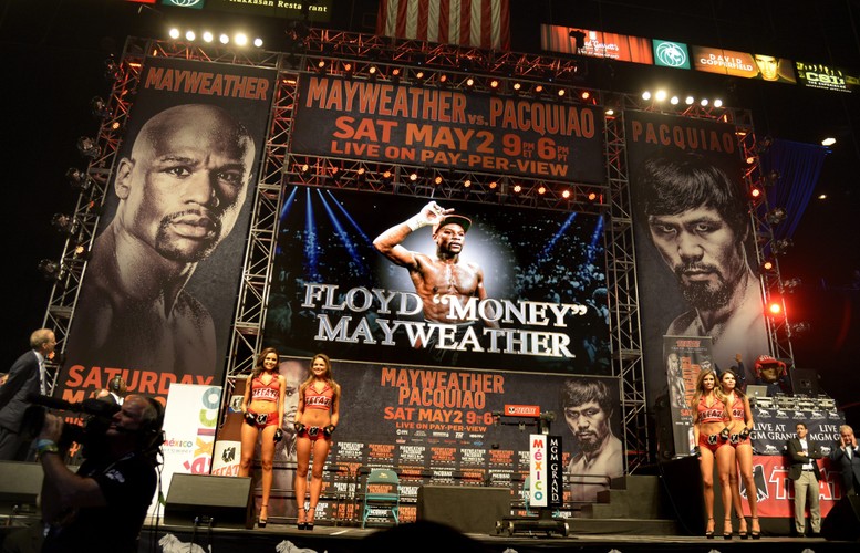 Floyd Mayweather Jr. cięższy od Manny'ego Pacquiao