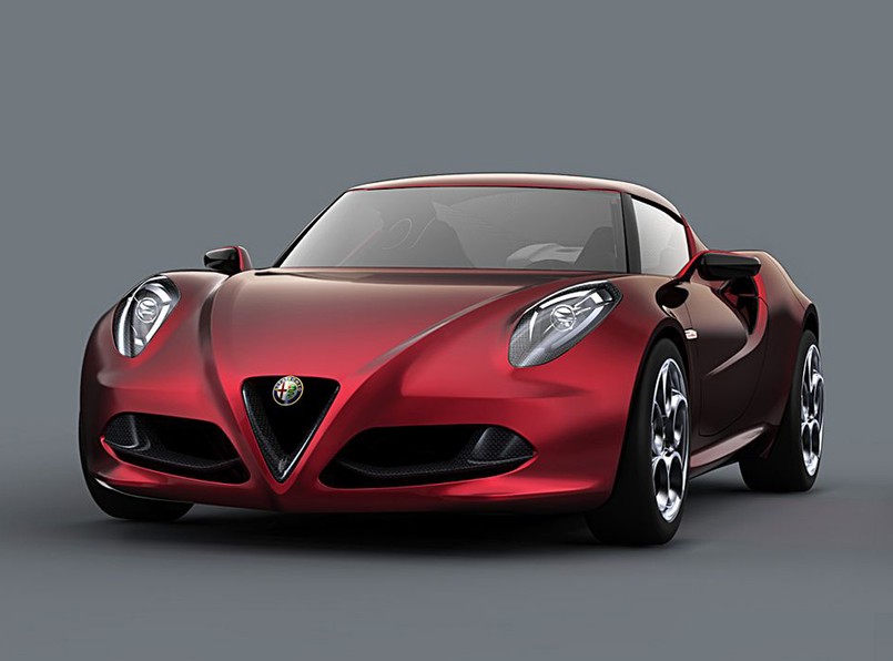 Alfa Romeo 4C Concept prosto z salonu w Genewie