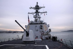 Amerykański niszczyciel USS Nitze "najbliżej Rosji od początku inwazji na Ukrainę"