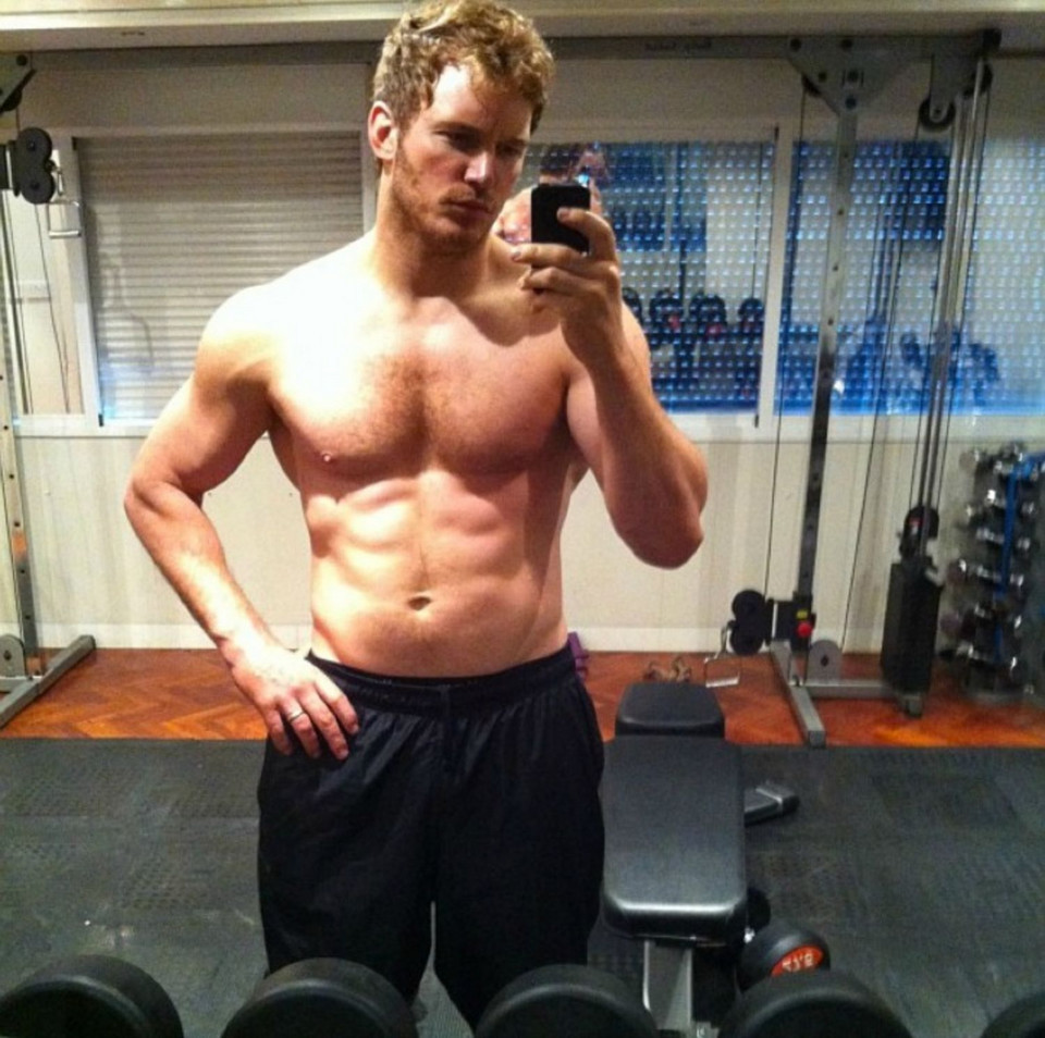 Chris Pratt na siłowni