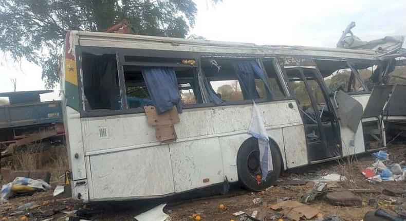 L'accident a eu lieu dans la nuit de samedi à dimanche, à 3h15 locales Photo AFP Cheikh DIENG