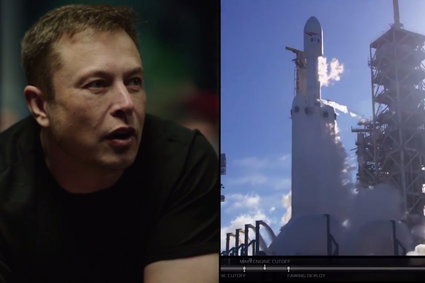 Oto jak Elon Musk zareagował, gdy zobaczył startującego Falcona Heavy