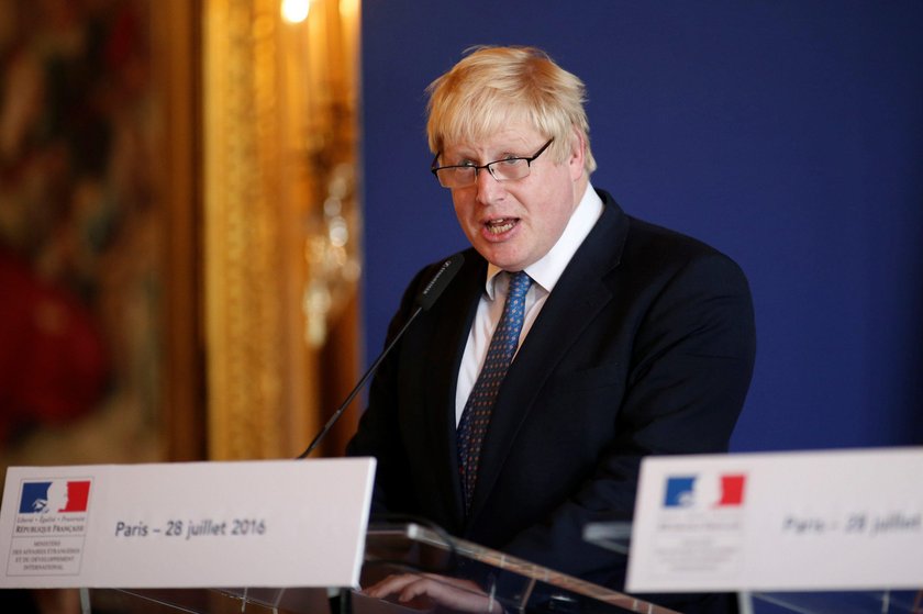 Boris Johnson, szef brytyjskiego MSZ