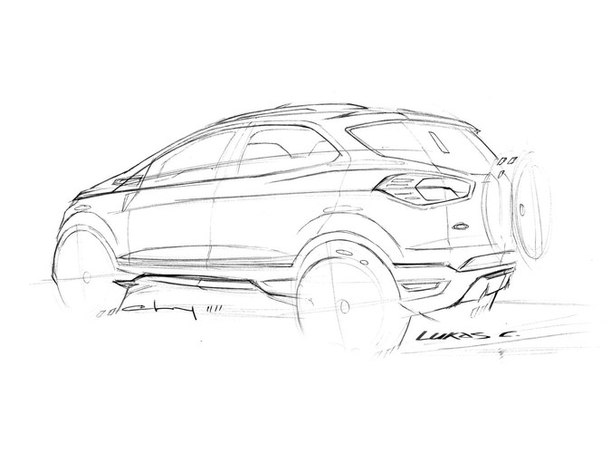 Szkic modelu EcoSport