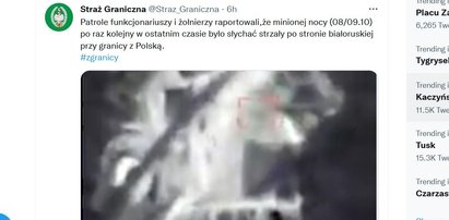 Znów strzały na polskiej granicy! Straż Graniczna opublikowała też wiele mówiące nagranie