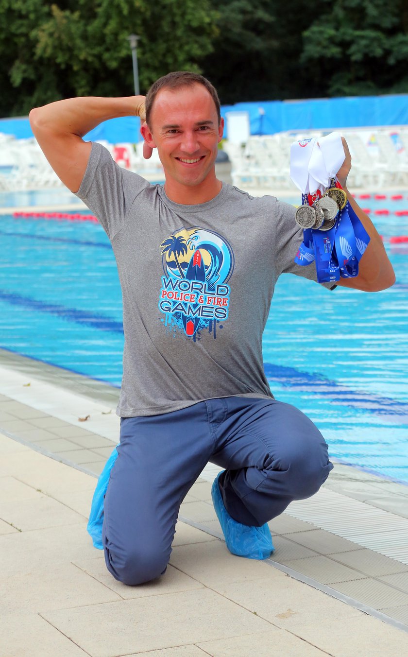 To strażak na medal! Waldemar Jagiełło wrócił z USA z medalami