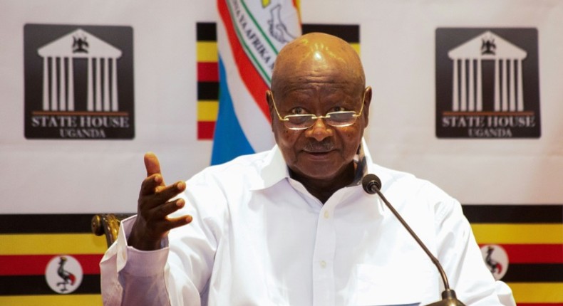 Ugandan president Yoweri Museveni 