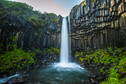 Wodospad Svartifoss, Islandia