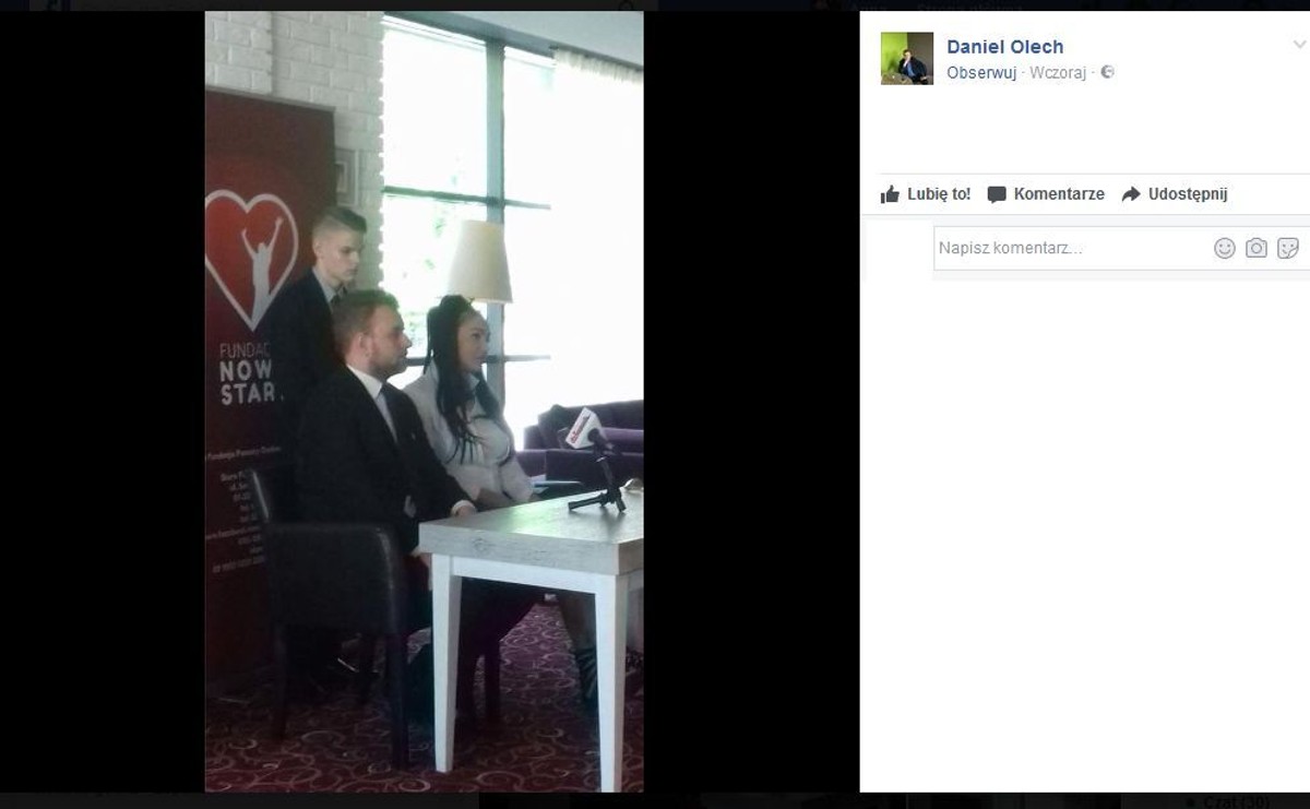 Zdjęcie opublikowane na profilu Daniel Olecha