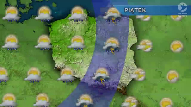 Piątek burzowy na wschodzie. Na południu temperatura przekroczy 30 st. C. PROGNOZA POGODY