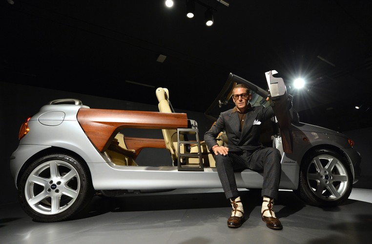 Lapo Elkann, wnuk Giovanniego Agnelli i Fiat Multipla Spider
