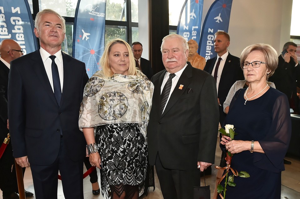 Lech Wałęsa, Danuta Wałęsa, Sławomir Rybicki, Małgorzata Rybicka