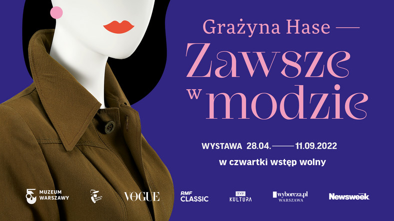 "Grażyna Hase. Zawsze w modzie" – największa przekrojowa wystawa twórczości kreatorki mody w Muzeum Warszawy